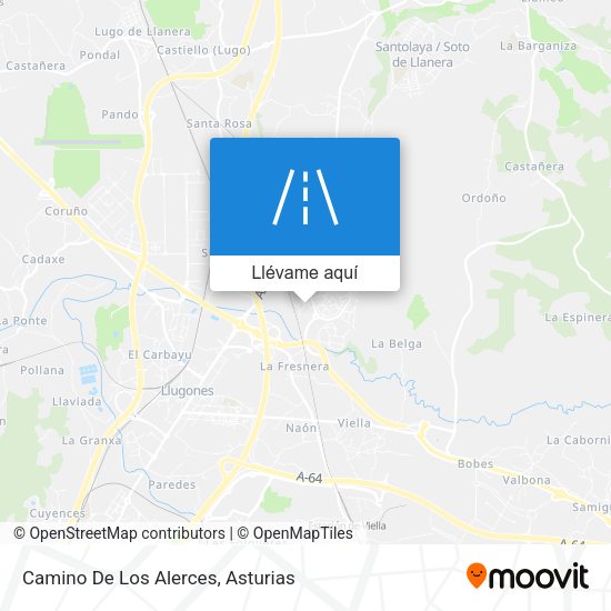 Mapa Camino De Los Alerces