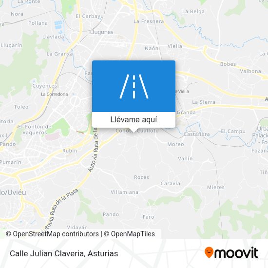Mapa Calle Julian Claveria
