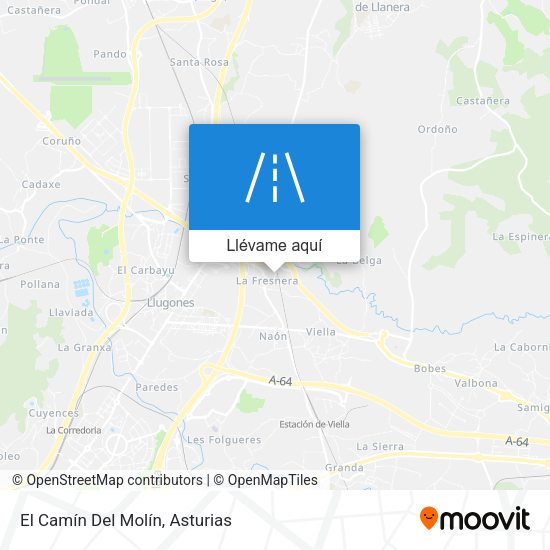 Mapa El Camín Del Molín