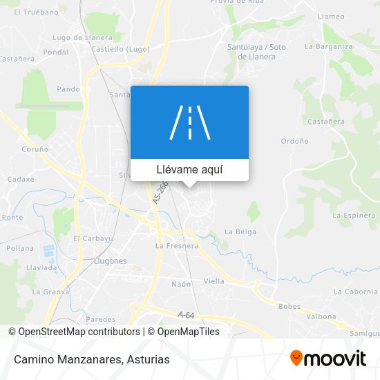 Mapa Camino Manzanares