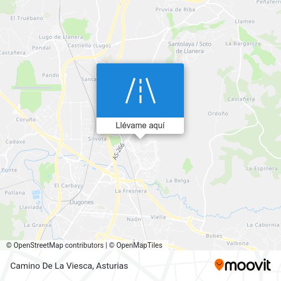 Mapa Camino De La Viesca