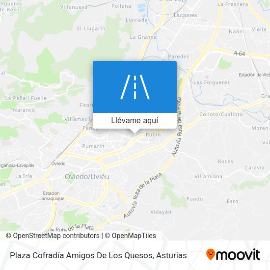 Mapa Plaza Cofradía Amigos De Los Quesos