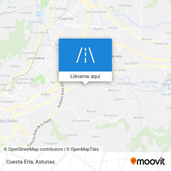 Mapa Cuesta Eria