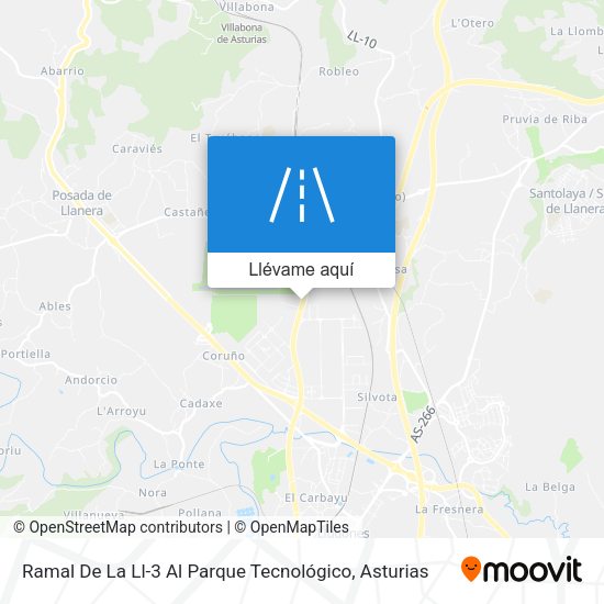 Mapa Ramal De La Ll-3 Al Parque Tecnológico