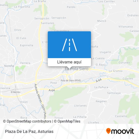 Mapa Plaza De La Paz