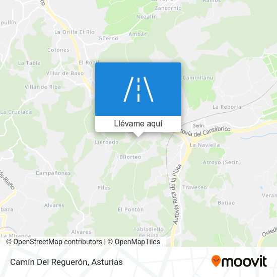 Mapa Camín Del Reguerón