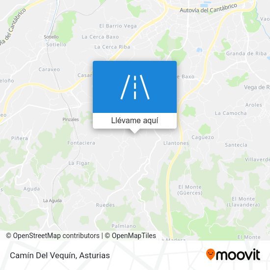 Mapa Camín Del Vequín