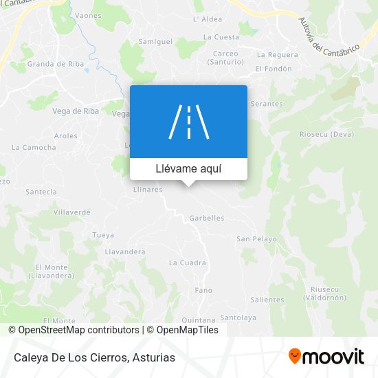Mapa Caleya De Los Cierros