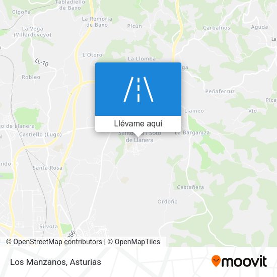 Mapa Los Manzanos