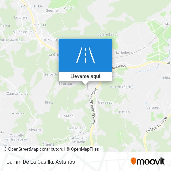 Mapa Camín De La Casilla