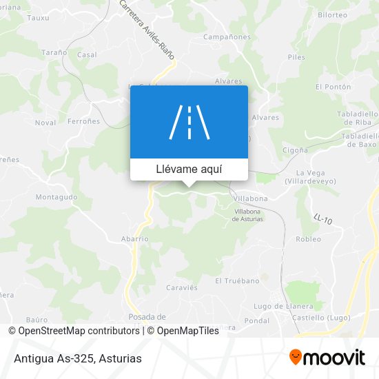 Mapa Antigua As-325