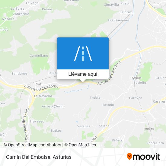 Mapa Camín Del Embalse