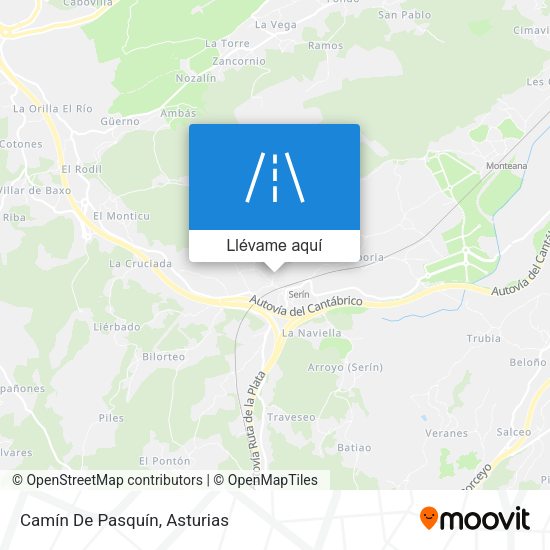 Mapa Camín De Pasquín