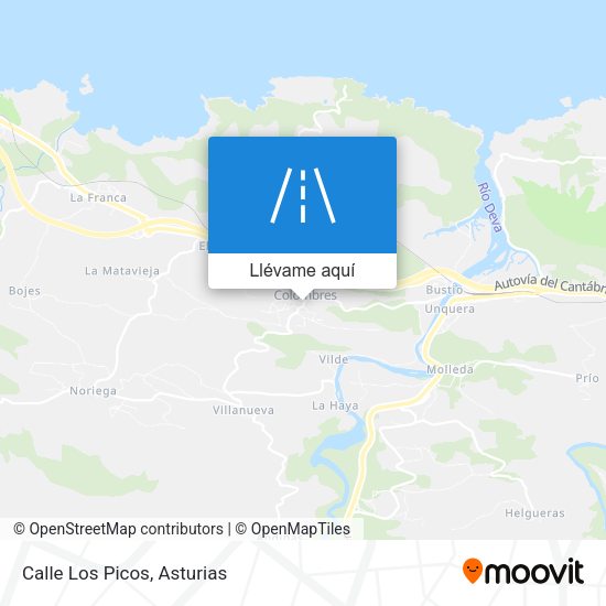Mapa Calle Los Picos