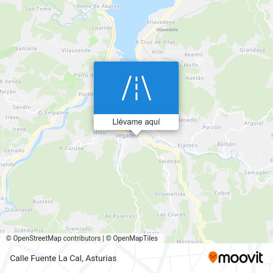Mapa Calle Fuente La Cal