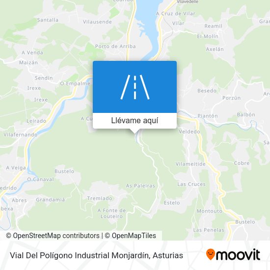 Mapa Vial Del Polígono Industrial Monjardín