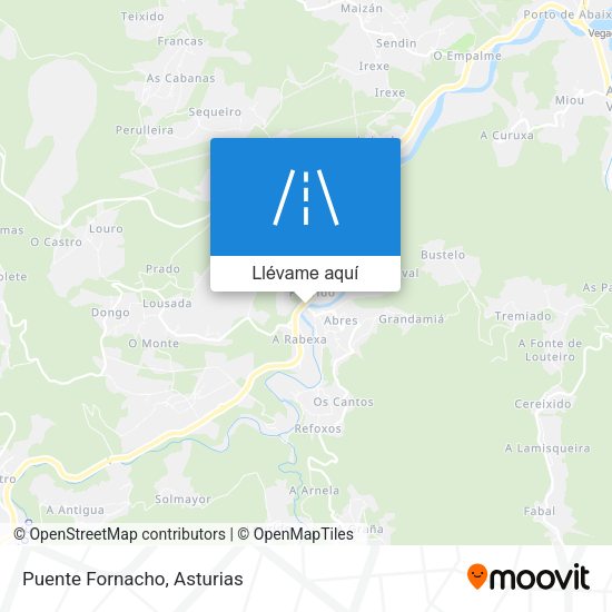 Mapa Puente Fornacho