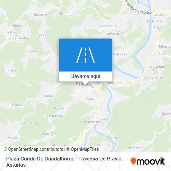 Mapa Plaza Conde De Guadalhorce - Travesía De Pravia