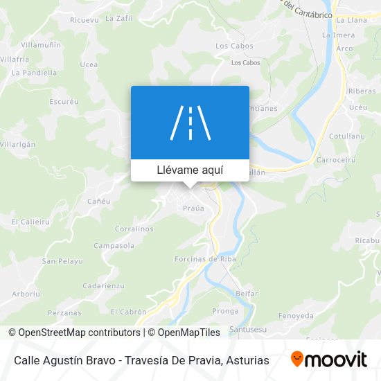 Mapa Calle Agustín Bravo - Travesía De Pravia