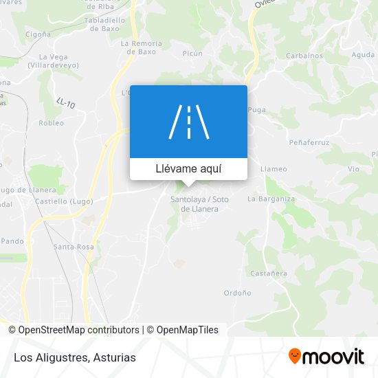 Mapa Los Aligustres