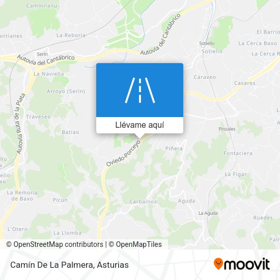 Mapa Camín De La Palmera