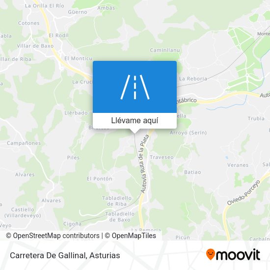 Mapa Carretera De Gallinal