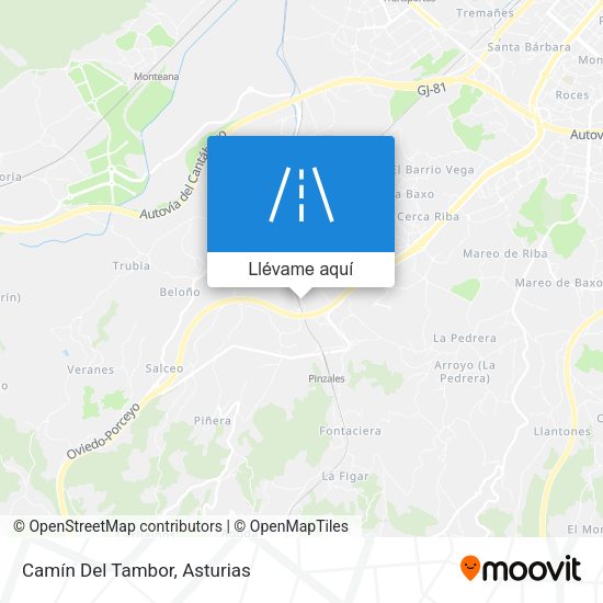 Mapa Camín Del Tambor