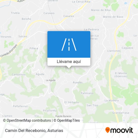 Mapa Camín Del Recebonio
