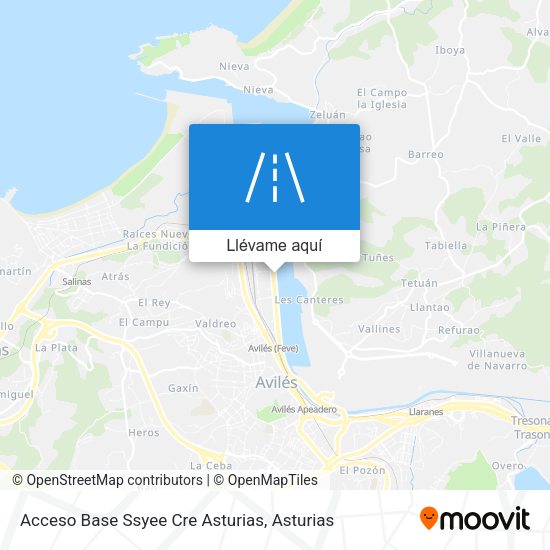 Mapa Acceso Base Ssyee Cre Asturias