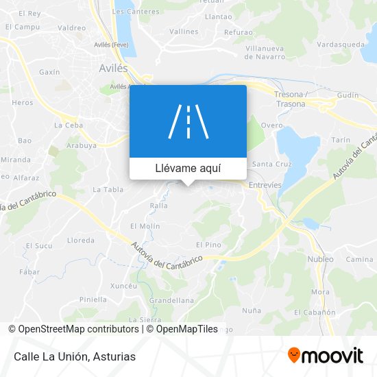 Mapa Calle La Unión