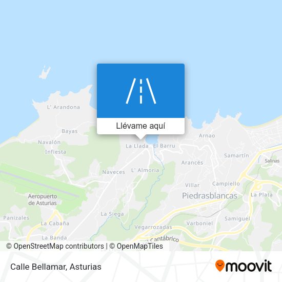 Mapa Calle Bellamar