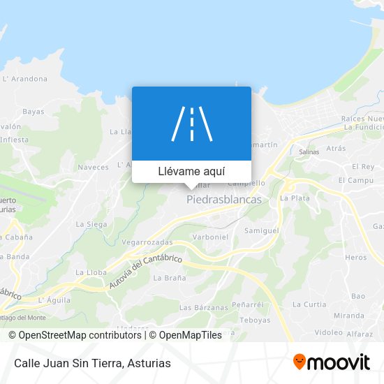 Mapa Calle Juan Sin Tierra
