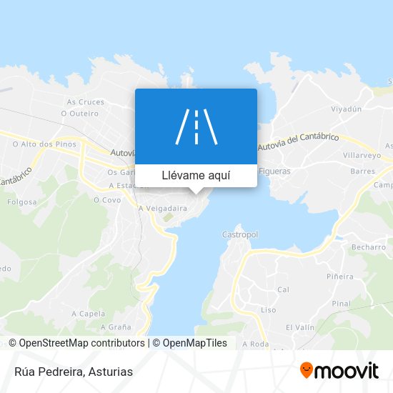 Mapa Rúa Pedreira
