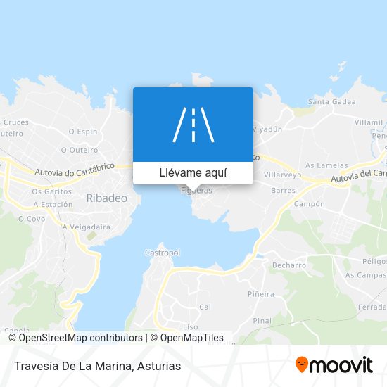 Mapa Travesía De La Marina