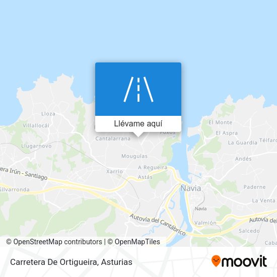 Mapa Carretera De Ortigueira