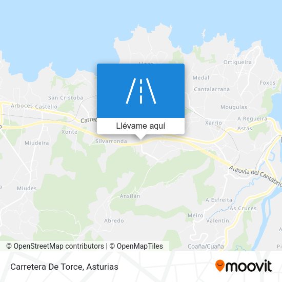 Mapa Carretera De Torce