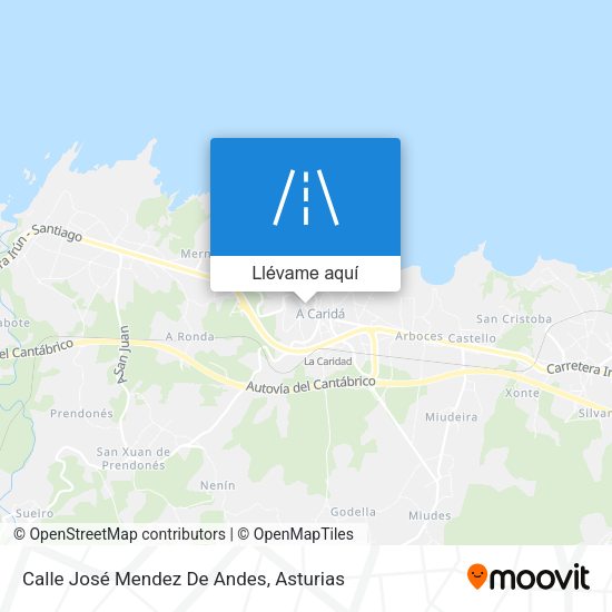 Mapa Calle José Mendez De Andes
