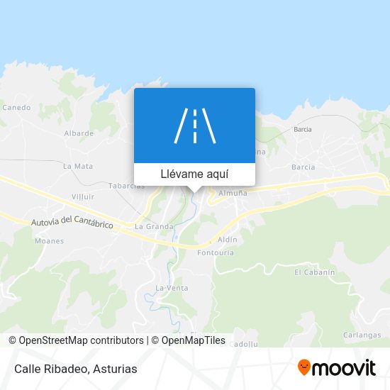 Mapa Calle Ribadeo