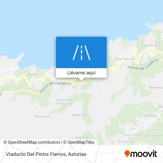 Mapa Viaducto Del Pintor Fierros