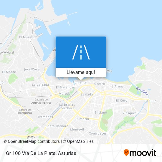 Mapa Gr 100 Vía De La Plata