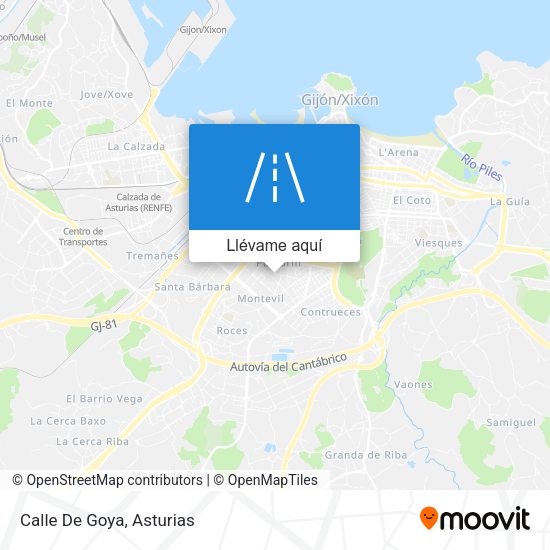 Mapa Calle De Goya