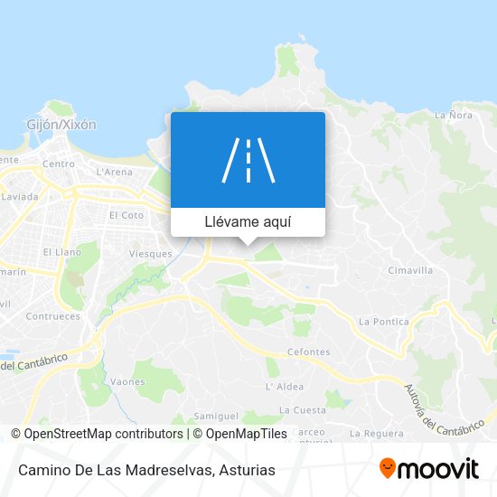 Mapa Camino De Las Madreselvas