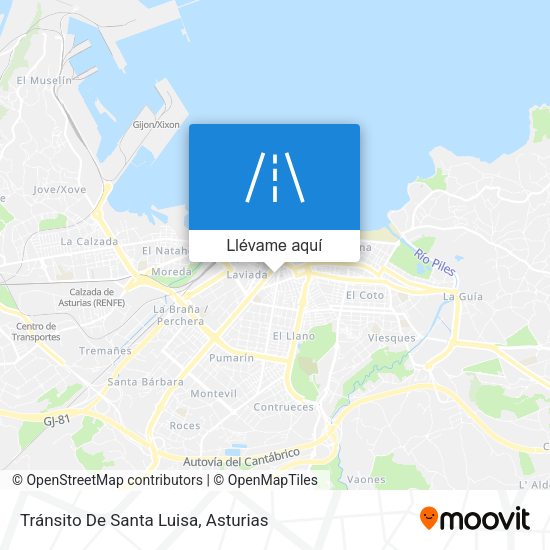 Mapa Tránsito De Santa Luisa