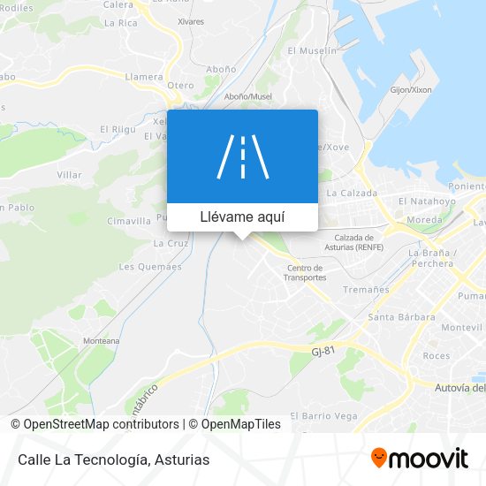 Mapa Calle La Tecnología