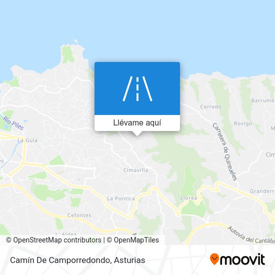 Mapa Camín De Camporredondo