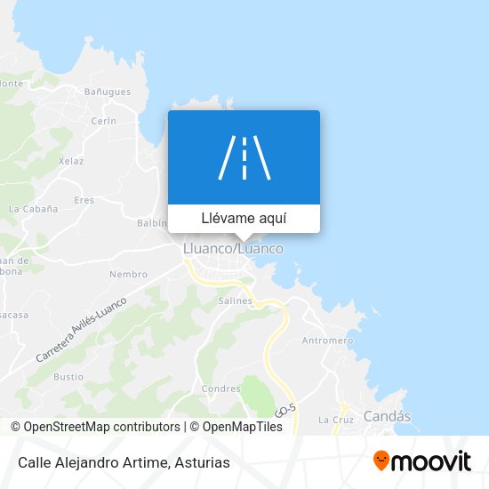 Mapa Calle Alejandro Artime