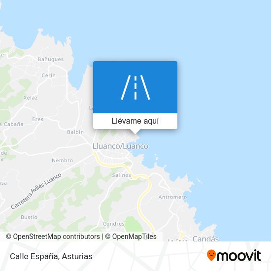 Mapa Calle España