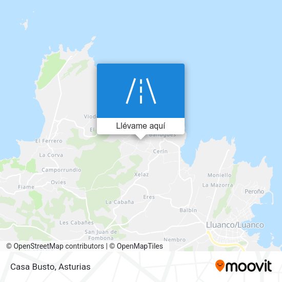 Mapa Casa Busto