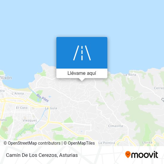 Mapa Camín De Los Cerezos