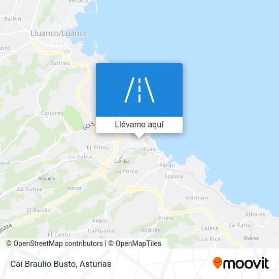 Mapa Cai Braulio Busto